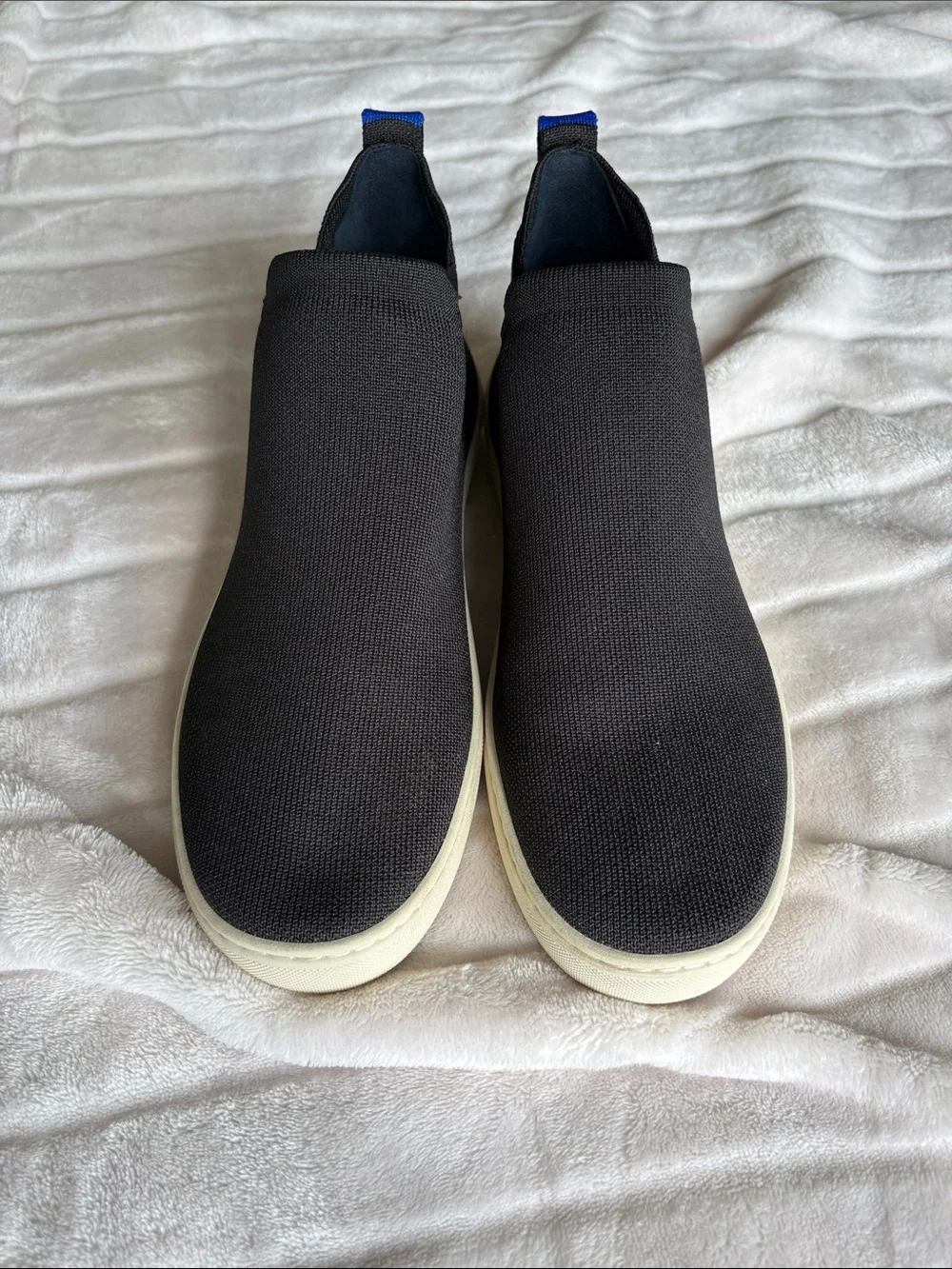 Rothy's Chelsea Slip-On Sneaker Boot in Black